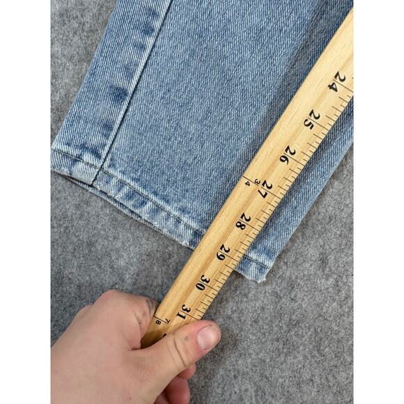 Vintage 90s Guess Denim Straight Jeans Mens 26x29 Blue Light Wash Cotton USA - Picture 3 of 7